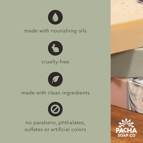 Pacha Soap Co. Bath Bombs Variety Pack 2-Pack (8 pcs each) Jasmine Lavender Sage Peppermint