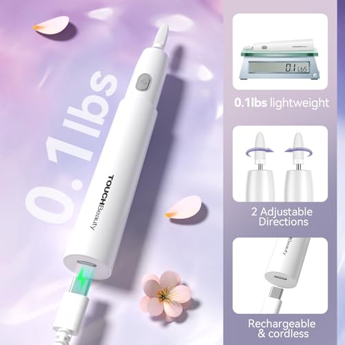 Electric Nail Drill Kit for Manicure & Pedicure - Portable Professional Nail File Set with 6 Bits