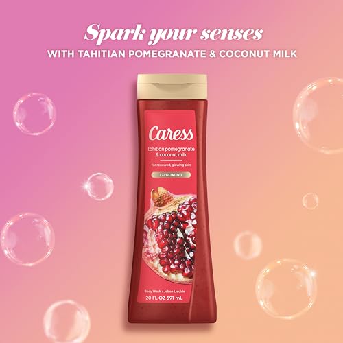 Caress Tahitian Pomegranate & Coconut Milk Body Wash 2-Pack, 20 Fl Oz Each