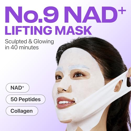 numbuzin No.9 NAD+ Bio-Lifting Duo | Essence + Sheet Mask Set for Firming, Wrinkles & Sagging Skin