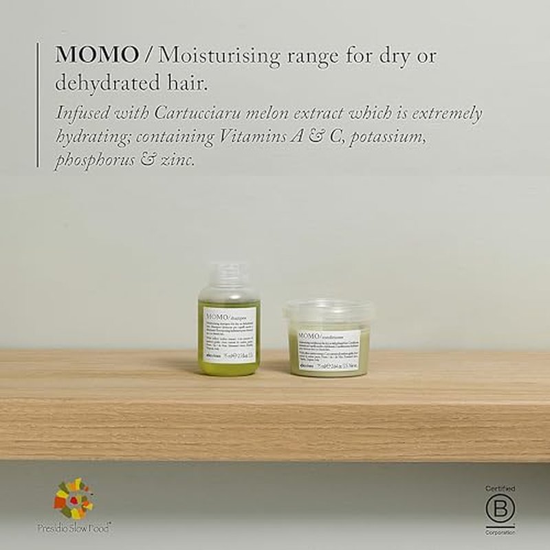 Davines MOMO Conditioner, Hydration And Detangling Formula For Soft And Silky Hair