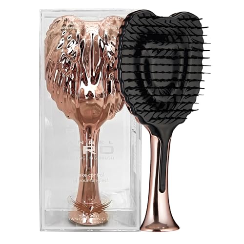 Rose Gold Tangle Angel Detangling Hair Brush - Anti-Static & Heat Resistant
