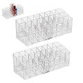 Acrylic Perfume Organizer with 48 Slots - Clear Makeup & Lipstick Storage Case