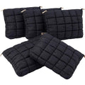 CECKQUE Black 5 Quilted Makeup Bag with Pearl Bracelet - Puffer Cosmetic Organizer
