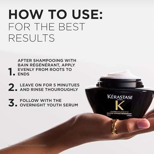 Kérastase Chronologiste Revitalizing Hair Mask 6.76 Fl Oz - Anti-Aging Deep Hydration
