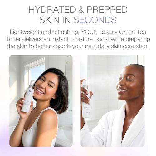 Green Tea Face Toner Alcohol-Free pH-Balancing Mist Spray for Skin Hydration