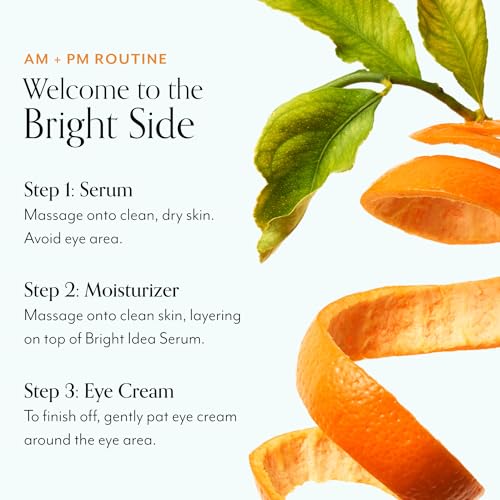 Bliss Vitamin C + Tri-Peptide Glow Getter Bright Idea 3-Piece Kit ? Includes Brightening Moisturizer, Eye Cream & Serum for Radiant, Firm, Hydrated Skin ? Vegan & Cruelty-Free Skincare Set