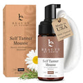 Self Tanner Mousse - Natural & Organic, USA Made, Medium to Dark Shade 3.30 Fl Oz