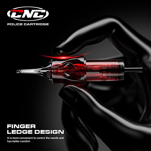 CNC 15RM Disposable Tattoo Needles Cartridge 20Pcs Round Magnum Red Variation
