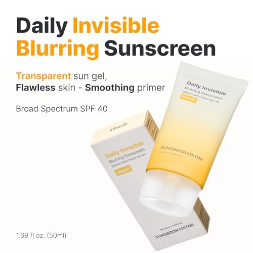 SUNGBOON EDITOR SPF 40 Invisible Blurring Sunscreen 1.69 fl oz — Pore & Skin Tone Perfecting Primer