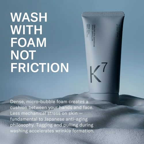 Kaizen Seven Enzyme Foam Face Wash – Japanese Exfoliating Cleanser 100 g