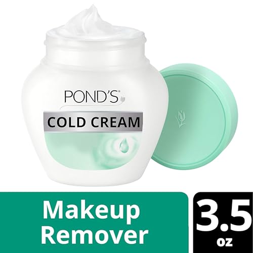 Pond's Cold Cream Cleanser 3.5 oz Pack of 4 No Scents - Makeup Remover & Moisturizer