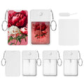 6 Pack Customizable Sublimation Card Perfume Spray Bottles 1FL.OZ White