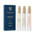 Sandalwood Explorer Discovery Set - Travel Cologne Set for Men, 3 Vials