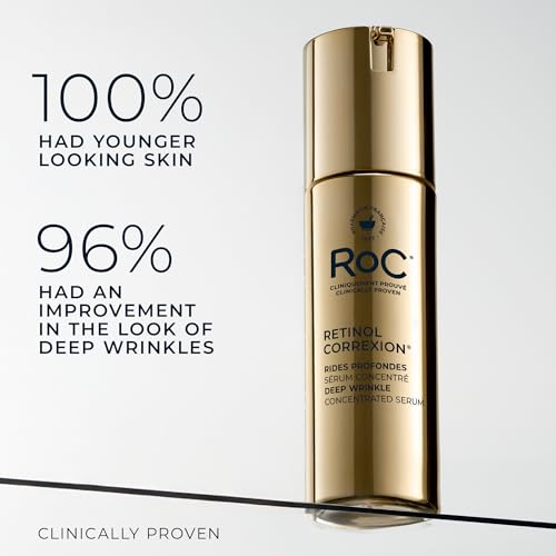 Deep Wrinkle Serum with Retinol and Vitamin C - Anti-Aging Face Treatment