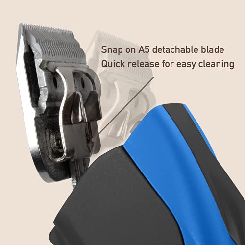Pet Grooming Blades 40 for Dog, Cat, Horse Clippers - Size 1/100 Inch - Compatible with A5 Clippers - Variation 40
