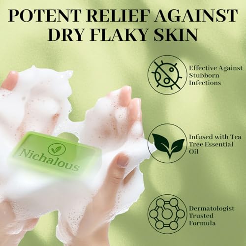 Tea Tree Soap Bar with Coconut & Witch Hazel – Deep Cleansing for Face & Body, Men & Women