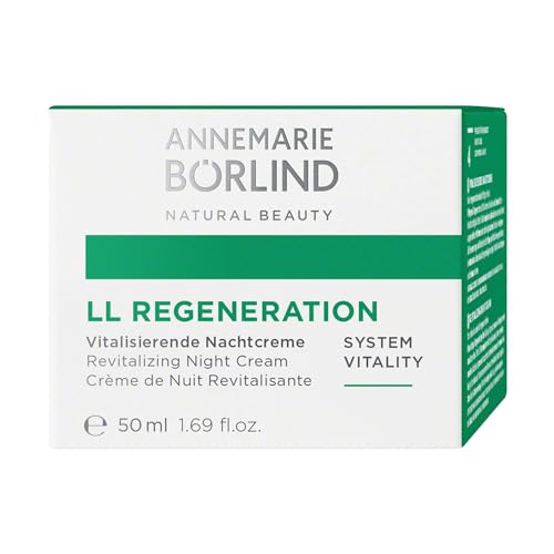ANNEMARIE B?RLIND - LL REGENERATION Revitalizing Night Cream - Natural Anti Aging Vitamin C, E and Retinoid Face Cream for Visibly Firmer and Wrinkle Free Skin - Step 4 of 5-1.69 Oz.
