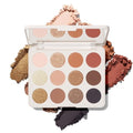 Morphe ChromaPlus 12-Pan Eyeshadow Palette - Flickering Sands Neutral & Metallic Shades