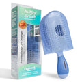 NuWay 4Hair® TravelC Baby Blue U.S. Patented Curved Scalp Care Travel Brush with Case