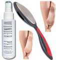 Double Sided Foot File - Made in Germany Feet Scrubber and Feet Softener Callus Remover Spay., Red, 1.0 Count