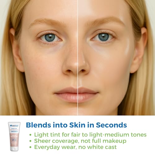 Waxhead Tinted Sunscreen For Face Sunscreen, Organic Sunscreen, Zinc Oxide Sunscreen, Sunblock, Zinc Sunscreen, Sun Block