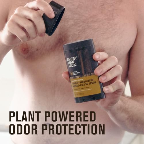 Every Man Jack Aluminum Free Deodorant 3-Pack Men’s Assorted Scents - Woodsy & Fresh