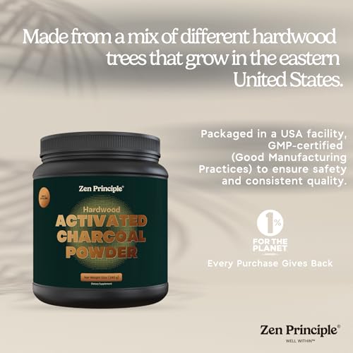 Activated Charcoal Powder for Skin Detox Digestive Support 12oz