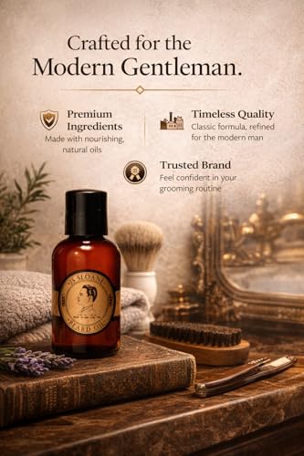 Beard Oil for Men - Conditioning, Moisturizing, and Shine with Vitamin E & Lavender - 2 oz