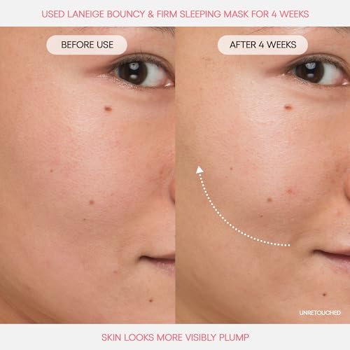 LANEIGE Bouncy & Firm Sleeping Mask 2oz - Korean Overnight Face Hydrating & Anti-Aging