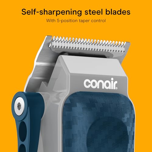 Rechargeable Hair Clippers Kit with Color-Coded Comb Guides - 1 Pack