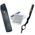 XE Hair Styling Barber Thinning Razor ? Stainless Steel Thinning Comb, Ideal Feather Styling, Hair Texturizing and Layering for Salon and Home Use