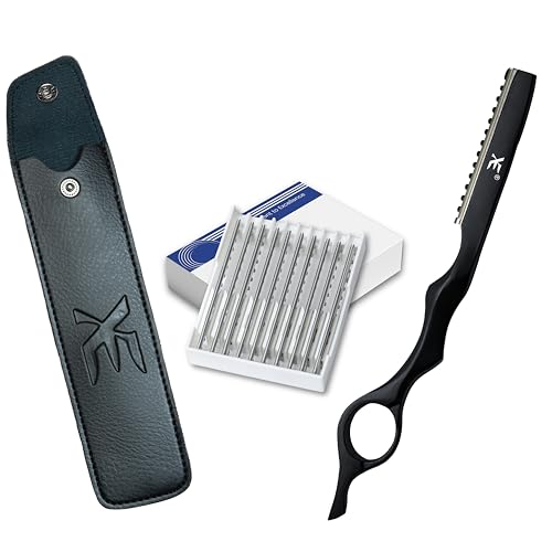 XE Hair Styling Barber Thinning Razor ? Stainless Steel Thinning Comb, Ideal Feather Styling, Hair Texturizing and Layering for Salon and Home Use