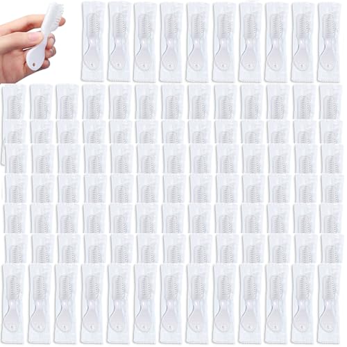 200 Pcs Mini Toothbrush Thumbprint Handle Individually Packaged - Bulk Travel Oral Care Set (Variation of THIS listing: 200)
