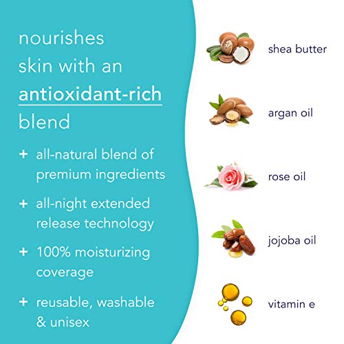 Barefoot Scientist Gray Sleep On It Overnight Moisturizing Gel Socks - Low Profile Ankle, Reusable, Natural Ingredients