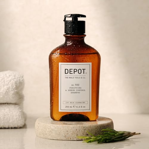 Men's Sebum Control Shampoo with Botanical Extracts - 8.4 Fl Oz