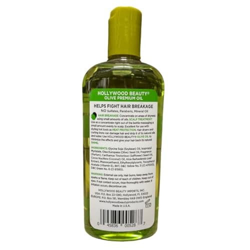 Hollywood Beauty Olive Oil ScalpTreatment, 8 oz (Pack of 2)