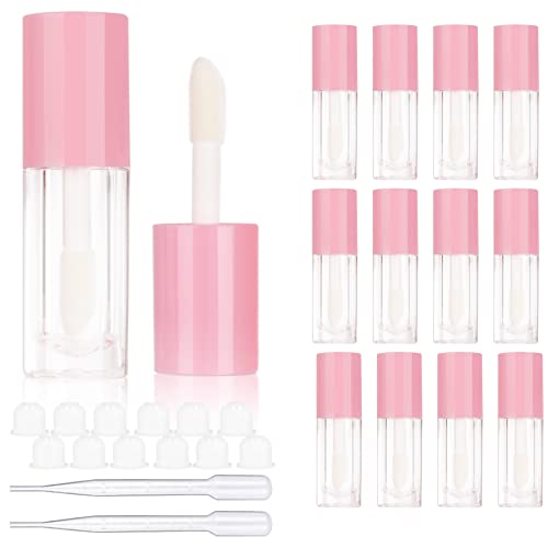 COSIDEA Empty pink 6ml big doe foot wand lip gloss tubes with paper box