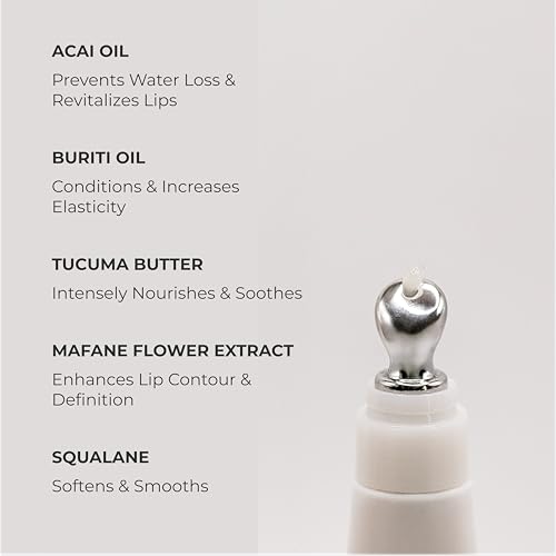 REFLEKT Restorative Lip Balm ? Daily Lip Treatment for Instrant Hydration, Smooth Fine Lines, Enhance and Plump Lips. With Squalanea and Hyaluronic Acid. Vegan, Cruelty-Free, Fragrance & Paraben-Free