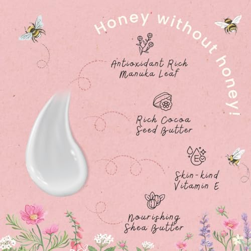 Heathcote & Ivory Vegan Honey-Free Hand Cream in Bee Tin - 3.4oz