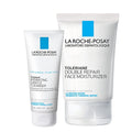 Skin Care Set with Hydrating Moisturizer & Gentle Cleanser for Dry & Sensitive Skin - Travel Size Included