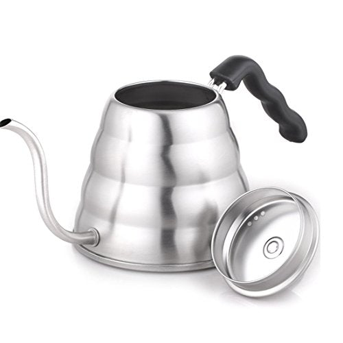 HARIO V60 Buono Stovetop Gooseneck Kettle - Silver / 1.3 Quarts