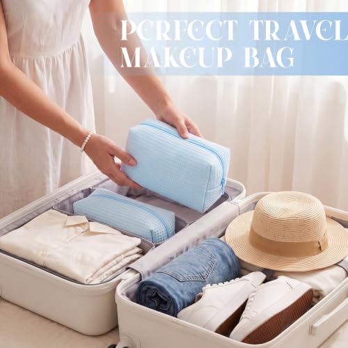 Gilprop 12 Pcs Holiday Gift Set for Women Cozy Light Blue Makeup Bag - Variation of THIS listing