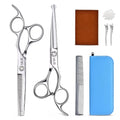 ULG 8pcs Kids & Family Hair Cutting Scissors Kit with Safety Round Tips