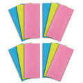 ARCH&M 12-Pack Premium Nylon Exfoliating Towel - 35-Inch Quick-Dry, Hygienic Japanese Washcloth for Body & Back - Durable, Machine Washable, Long-Lasting