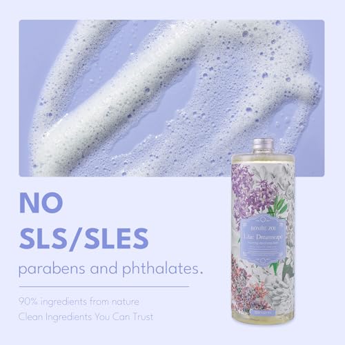 Foaming Hand Soap Refill Lilac Scent 33.8 Fl Oz - Gentle, Moisturizing