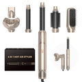 OKWRAP 6-in-1 Foldable Air Styler Curling Diffuser & Auto-Wrap Barrel - Champagne Gold