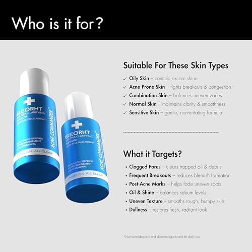 Ultra Clarifying Age-Renewing Serum ? Helps Reduce the Appearance of Blemishes & Marks ? Face Serum for Blemish-Prone Skin ? 1 fl oz