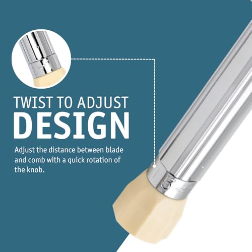MERKUR Progress 500MK-500001 Adjustable Double Edge Safety Razor - German Craftsmanship, Plastic-Free Handle, Dial Control