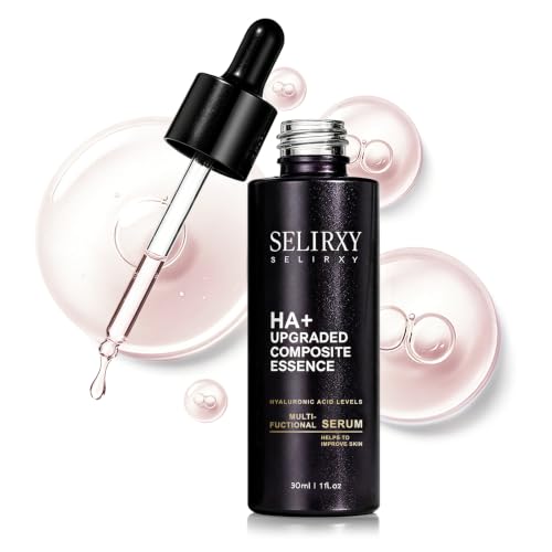 Hydrating Face Serum with Hyaluronic Acid, Peptides & Black Rice Extract